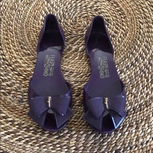 Salvatore Ferragamo jelly flats